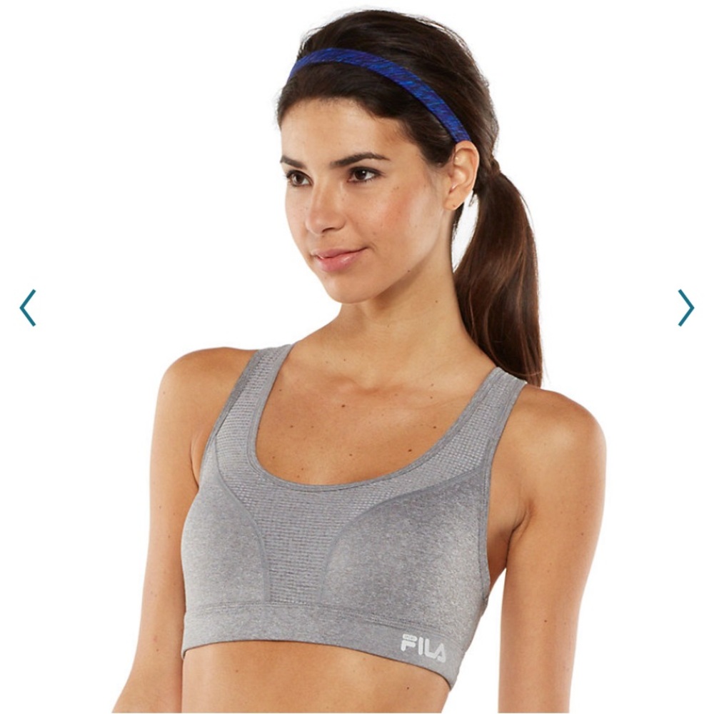 FILA Sport Bra Core Essential High-Impact Gray XS